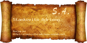Stankovits Adrienn névjegykártya
